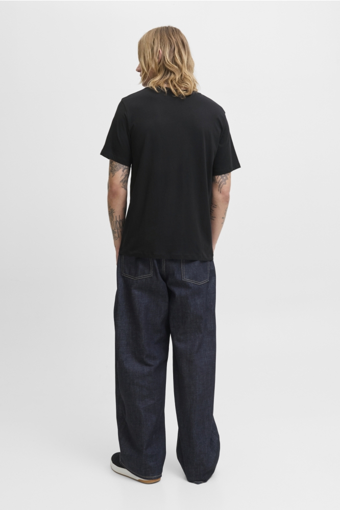 JJBRANDY TEE SS CREW NECK LN 12279100 BLACK